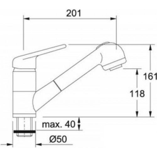 Змішувач для кухні Franke Princess 740 Змішувач для кухні Franke Princess 740