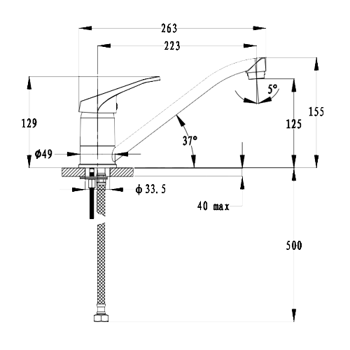 Змішувач для кухні Franke GARO Змішувач для кухні Franke GARO