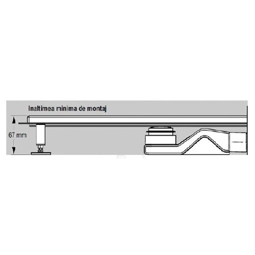 Сифон ТЕСЕ надплоский 650004