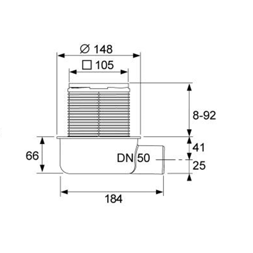 Душевой трап TECE drainpoint 3601050 Душевой трап TECE drainpoint 3601050