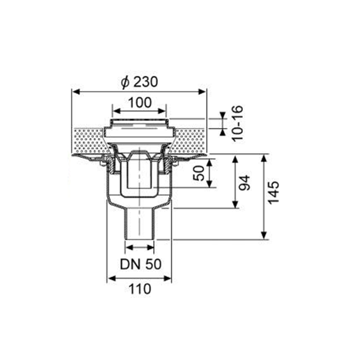 Сифон ТЕСЕ вертикальний 685000 Сифон ТЕСЕ вертикальний 685000