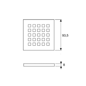 Грати TECEdrainboard royal 3100002