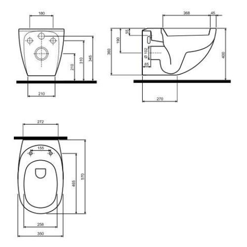 KOLO EGO by Antonio Citterio унітаз навісний K13102 KOLO EGO by Antonio Citterio унітаз навісний K13102