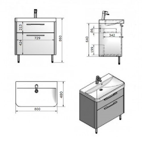 Комплект меблів Буль Буль DEVON
