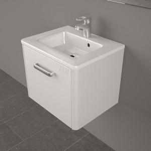 Шафка навісна Fancy Marble модель Bali 50 з раковиною Annabelle