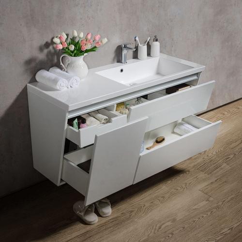 Шафка навісна Fancy Marble модель Cyprus 1250 з раковиною Peggy 1250 L/R