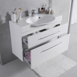Шкафчик навесной Fancy Marble модель Sumatra 2 с раковиной Carme 980 C