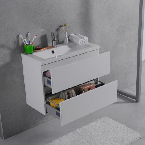 Шкафчик навесной Fancy Marble модель Rodos с раковиной Elina 700 Шкафчик навесной Fancy Marble модель Rodos с раковиной Elina 700