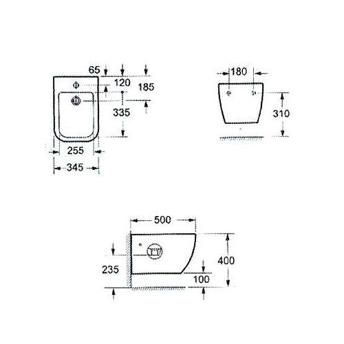 Біде підвісне VOLLE Orlando 13-35-014