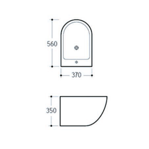 Біде підвісне VOLLE Amadeus 13-06-226