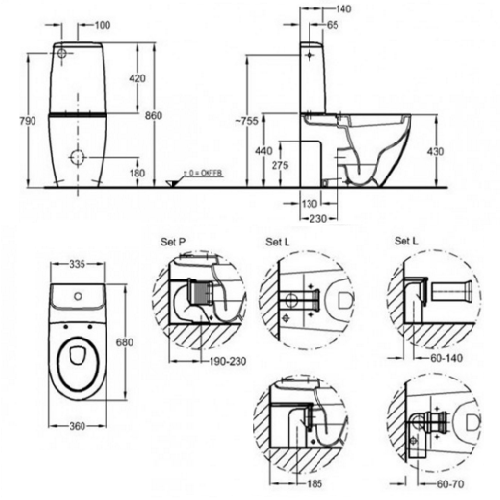 Унитаз-компакт Keramag 4U 203400