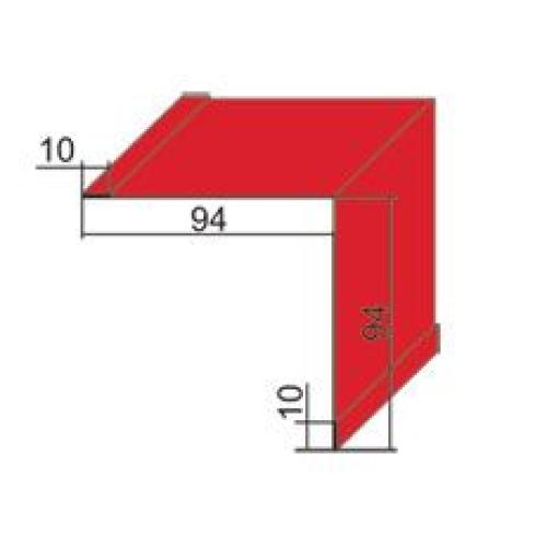 Планка внутр. угла для металлочерепицы ПВУ-1 Полиэстер матовый