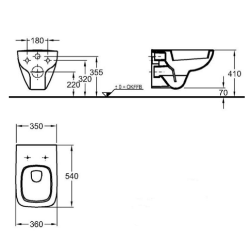 Унитаз подвесной Keramag Renova Nr 1. 202150