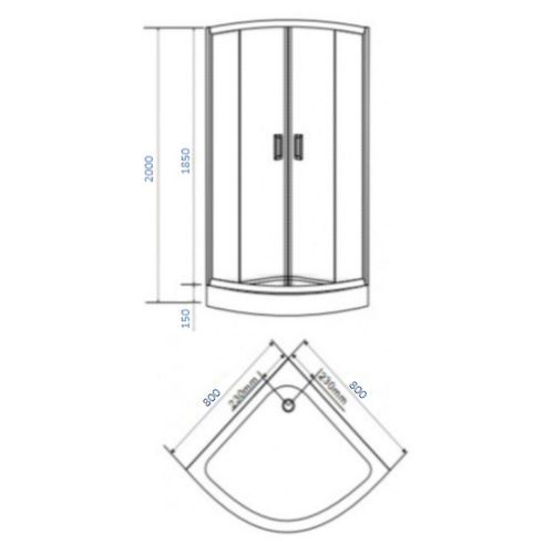 Душевая кабина EGER TISZA 599-020 (80х80) Zuzmara Душевая кабина EGER TISZA 599-020 (80х80) Zuzmara