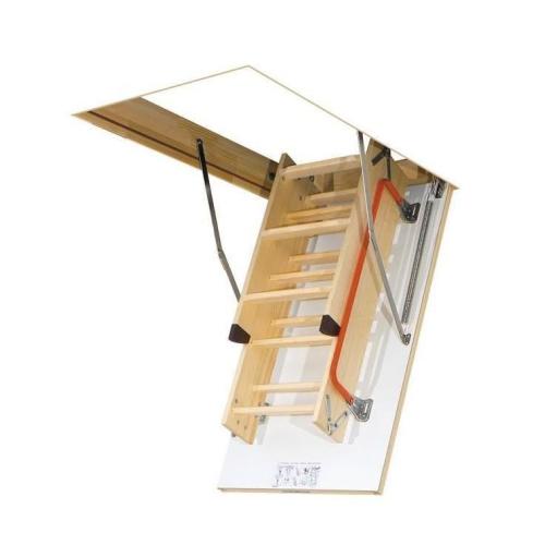 Чердачная лестница с поручнем Fakro Komfort LWK-H305 70х130 Чердачная лестница с поручнем Fakro Komfort LWK-H305 70х130