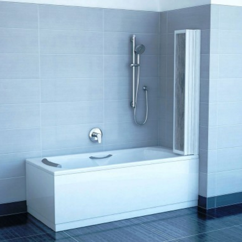 RAVAK Штора для ванны VS 5 белый декор