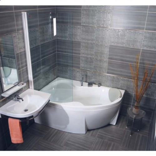 RAVAK Штора для ванны CVSK 1 Rosa 140/150 белый L/R RAVAK Штора для ванны CVSK 1 Rosa 140/150 белый L/R