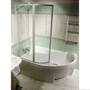 RAVAK Штора для ванни VSK 2 Rosa 150 білий L/R