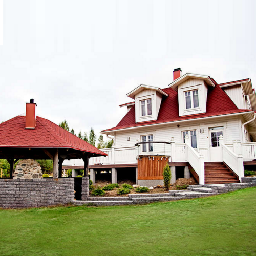 Битумная черепица Ruflex Mint SOTA Красный Битумная черепица Ruflex Mint SOTA Красный