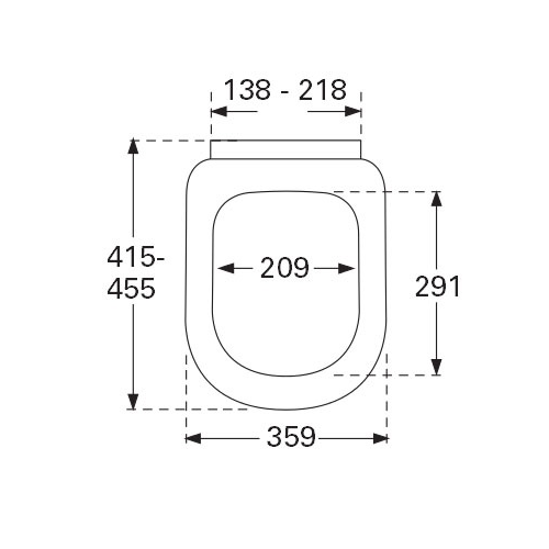 Крышка унитаза Villeroy & Boch Subway 9955s101