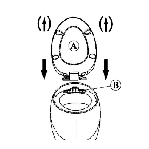 Крышка унитаза Laufen Alessi 92971 Крышка унитаза Laufen Alessi 92971