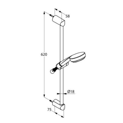 Набір змішувачів KLUDI Logo Neo 378450575 (3 до 1)