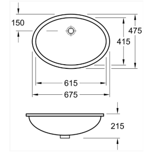 Раковина Villeroy & Boch Evana 61440001