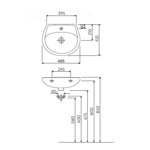 Умивальник KOLO Idol 50
