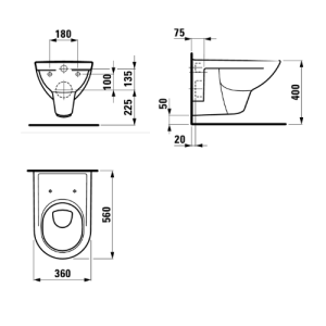 Комплект инсталляции Grohe 38775001 + унитаз Laufen 2095.0+ крышка 9395.6