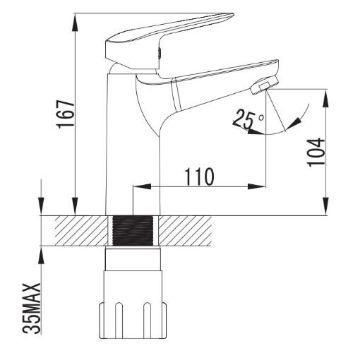 Набор смесителей Volle Nemo 15141100 + 15142100 + 15146100 (3 в 1)