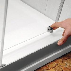 Душевая кабина Blix BLDP2 + BLPS 100 L\R Рама: белый, стекло - каленое прозрачное