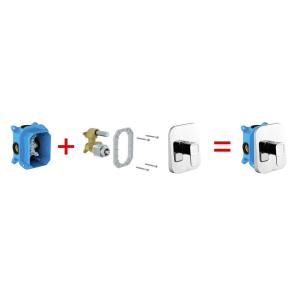 Cмеситель скрытого монтажа без переключателя, для R-box Ravak 10° TD 066.00