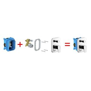 Механізм для змішувачів прихованого монтажу Ravak R-box RB 070.50