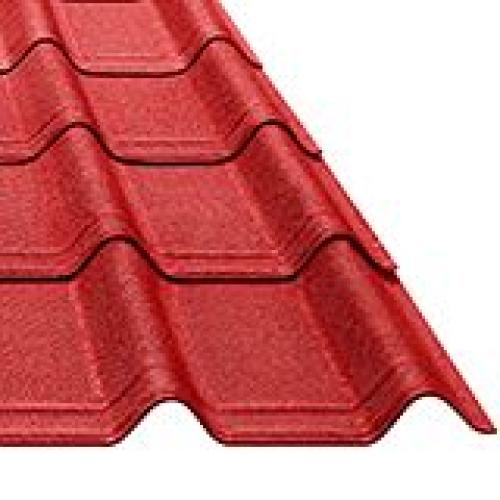 Лист кровельный Ондувилла красный