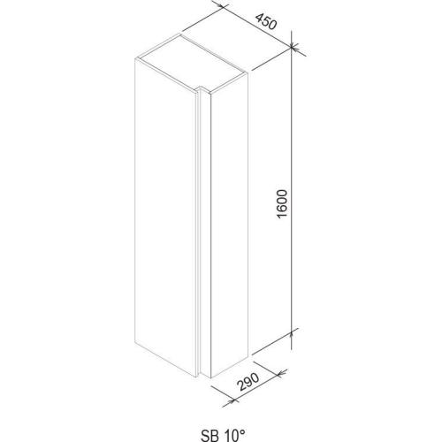 Бічна шафка SB Ravak 10°