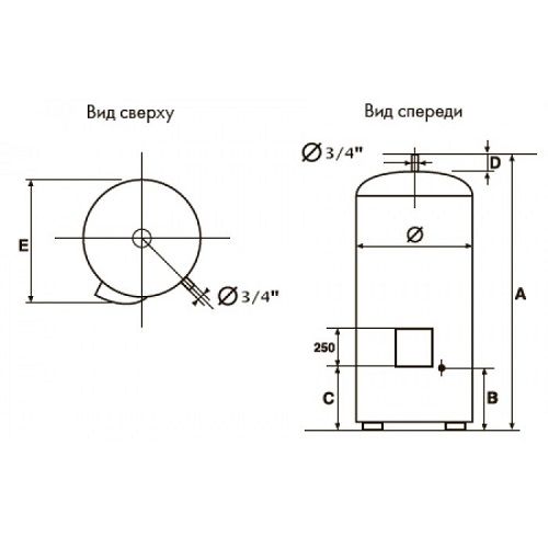 Бойлер (водонагрівач) Atlantic Exluzive VSRS 200L