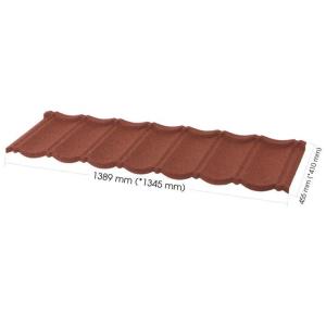 Композитная металлочерепица Evergreen 11 Terracotta
