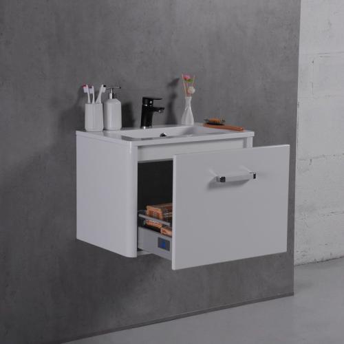 Шафка навісна Fancy Marble модель Bali 60 з раковиною Annabelle Шафка навісна Fancy Marble модель Bali 60 з раковиною Annabelle