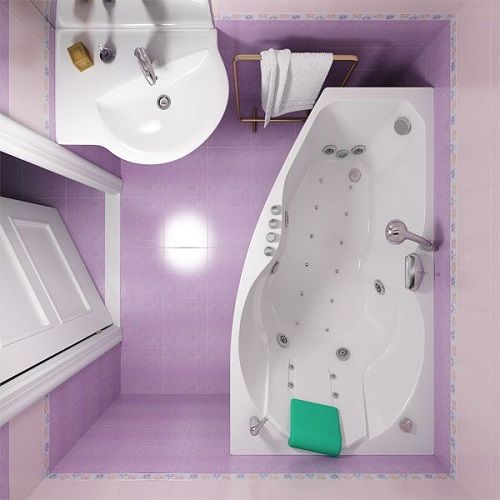 Акрилова ванна Тритон Бриз 150 ліва