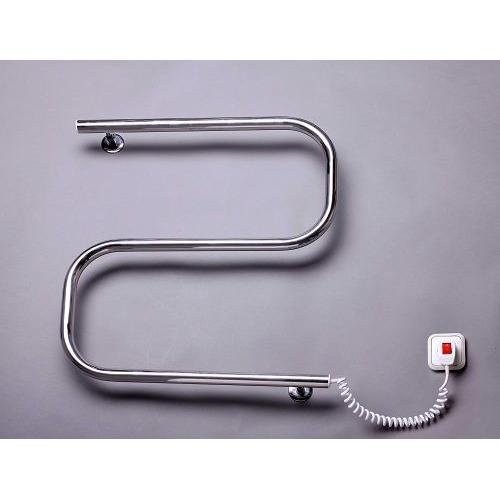 Сушка для рушників Елна Змійка-S 550x500x70 мм ВКЛ нержавіюча сталь