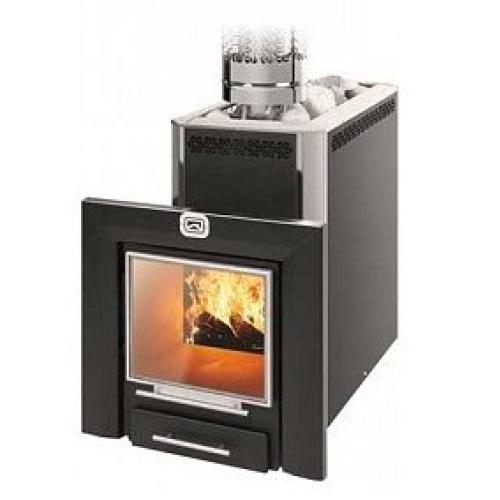 Дровяная печь-каменка для сауны Сибирь - Панорама 20 ЛК