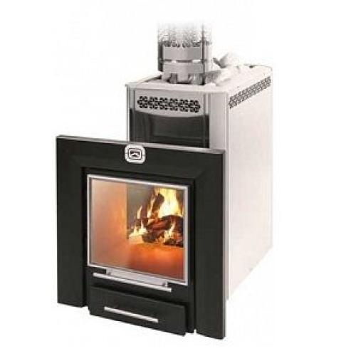 Дровяная печь-каменка для сауны Сибирь - Панорама 20 ЛНЗ