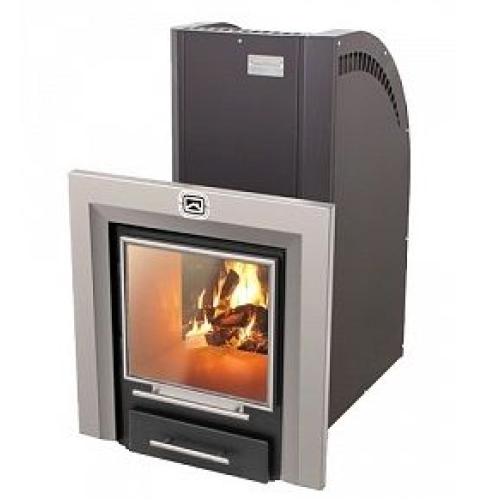 Дров'яна піч-сітка для лазні Каскад-Панорама 18 ЛП