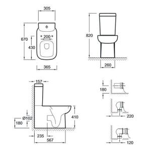 Унітаз Jacob Delafon REPLAY 4974K-00 Унітаз Jacob Delafon REPLAY 4974K-00