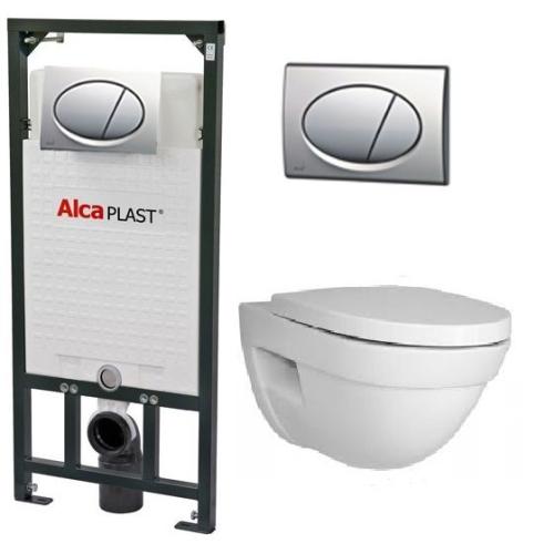 Комплект инсталяции AlcaPlast + унитаз Vitra Form 500