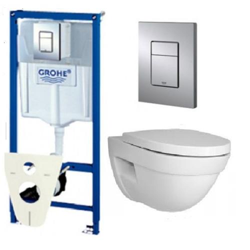 Система инсталяции Grohe + Керамика Vitra Form 500