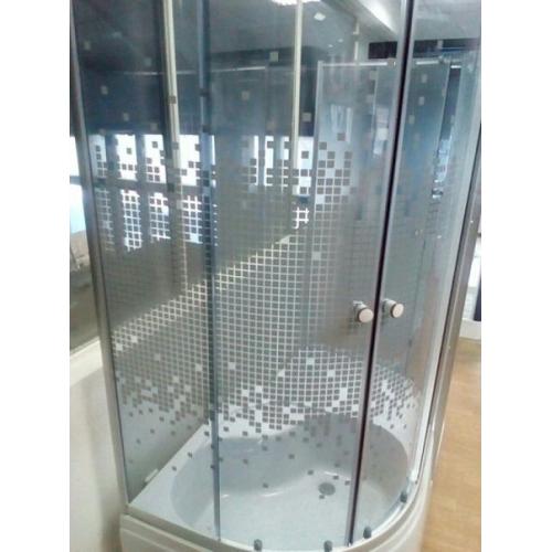 Душевая кабина Sansa S-90/45 Рама - сатин, стекло - мозаик-серое Душевая кабина Sansa S-90/45 Рама - сатин, стекло - мозаик-серое