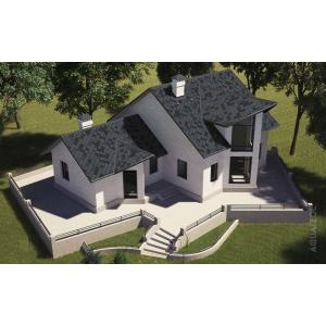 Бітумна черепиця Акваізол Мозайка Маренго