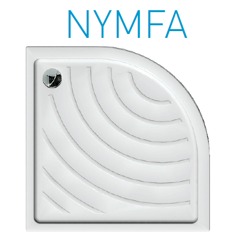 Піддон акриловий напівкруглий Devit Nymfa FTR0609, 90 см