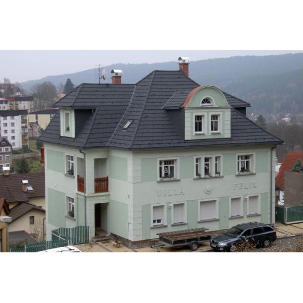 Композитна металочерепиця Evertile (Чорний 44)